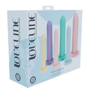LOVELINE PelviFit Expanding Vaginal Dilator - Coloured Vaginal Dilators - Set of 6 Sizes