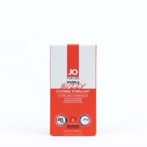 JO Warm & Buzzy Clitoral Stimulant - 10 mL - Warming Clitoral Stimulation Gel - 10 ml Tube