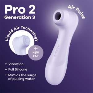 Satisfyer Pro 2 Generation 3 - Lilac - Lilac Touch-Free USB-C Rechargeable Clitoral Stimulator